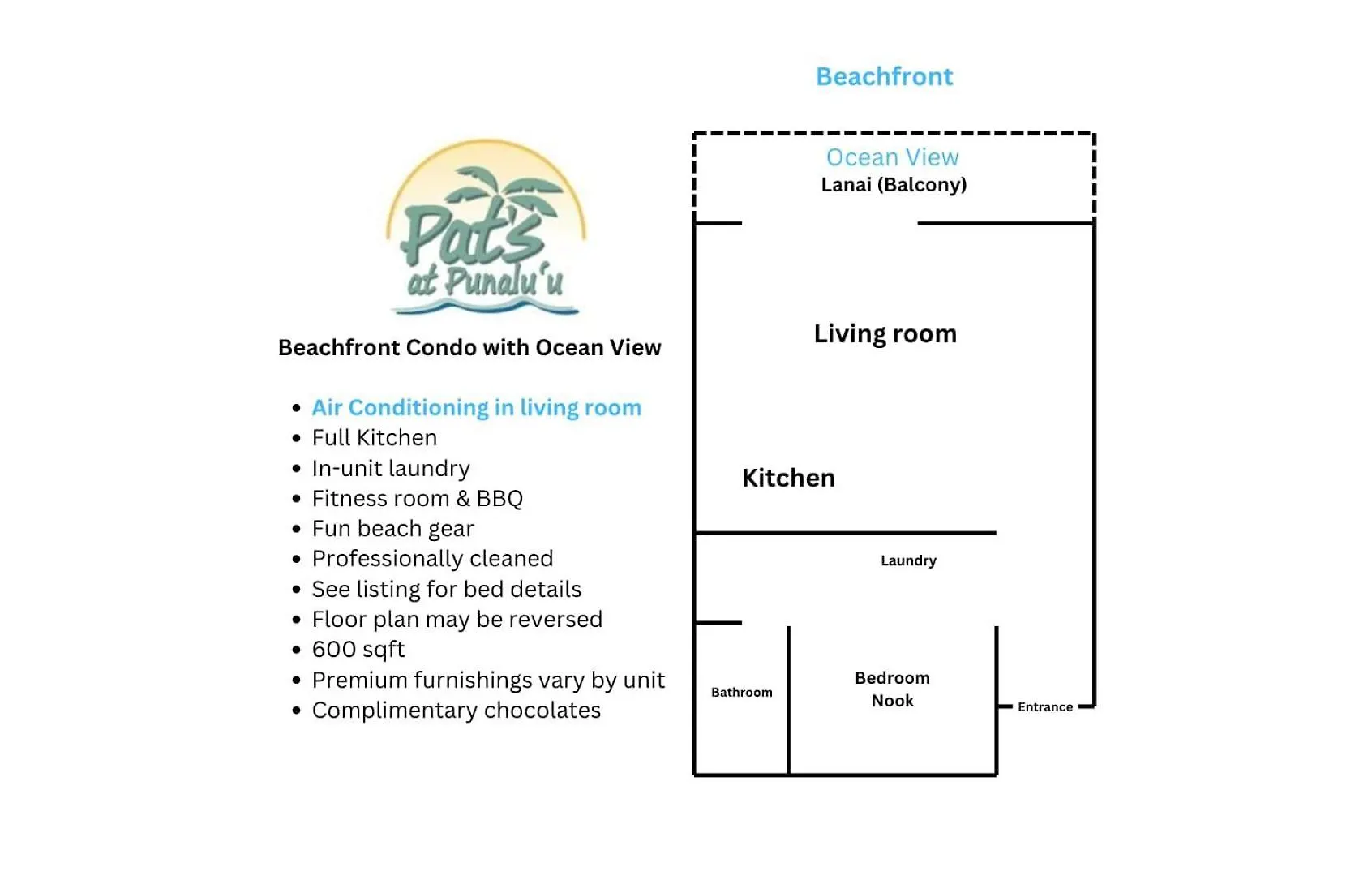 Casa vacanze Beachfront Condo With Ac Laie Stati Uniti